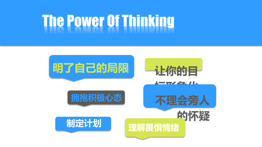 助你收获成功的6种思维PPT