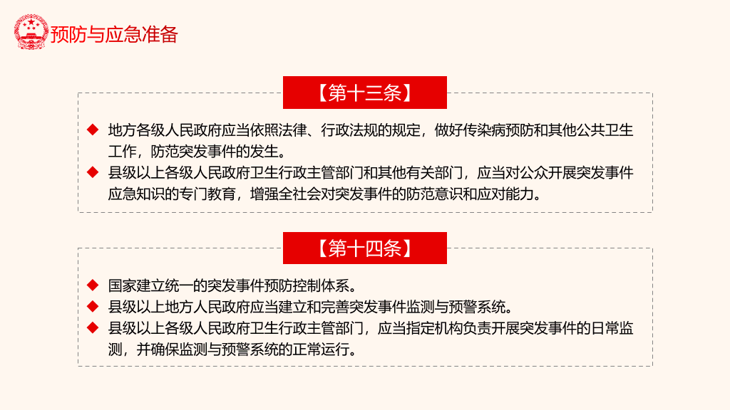 突发公共卫生事件应急条例PPT模板
