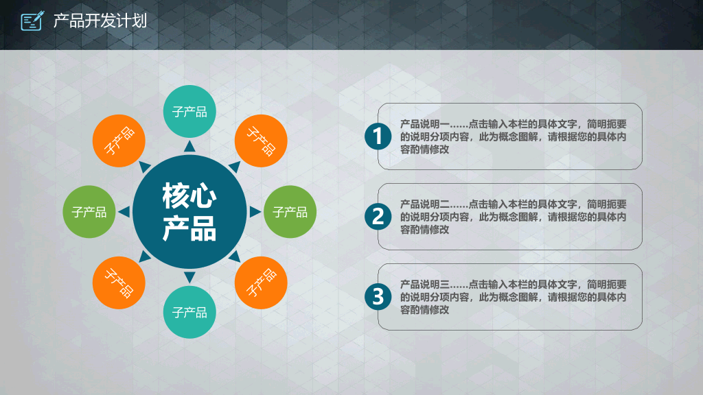 商业创业融资计划书PPT模板