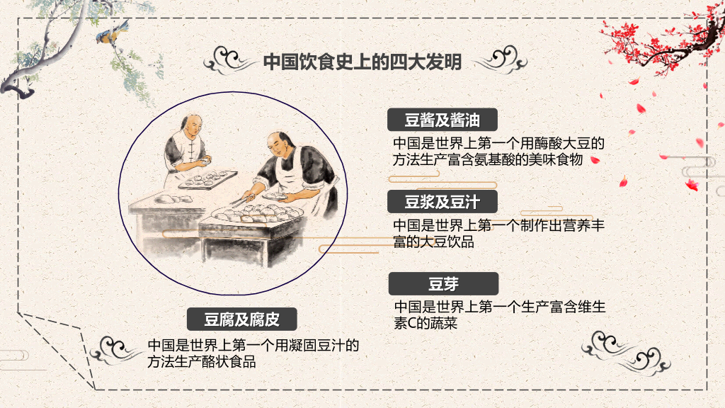 中国美食文化介绍PPT模板