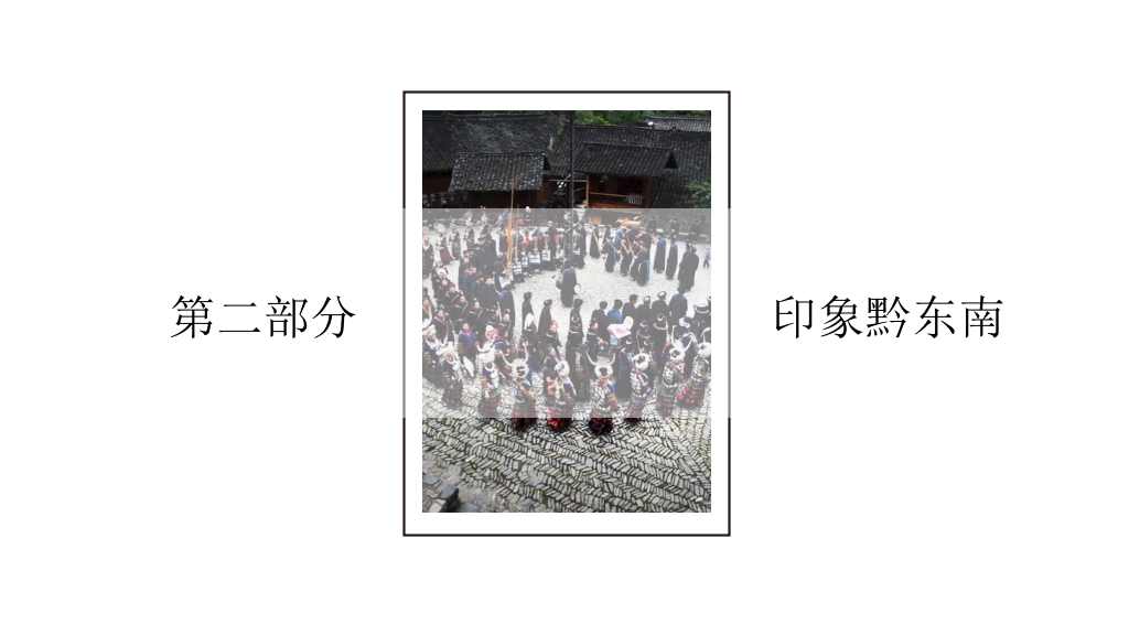黔南西江千户苗寨介绍PPT模板