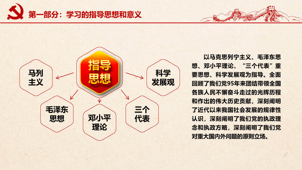 不忘初心继续前进PPT模板