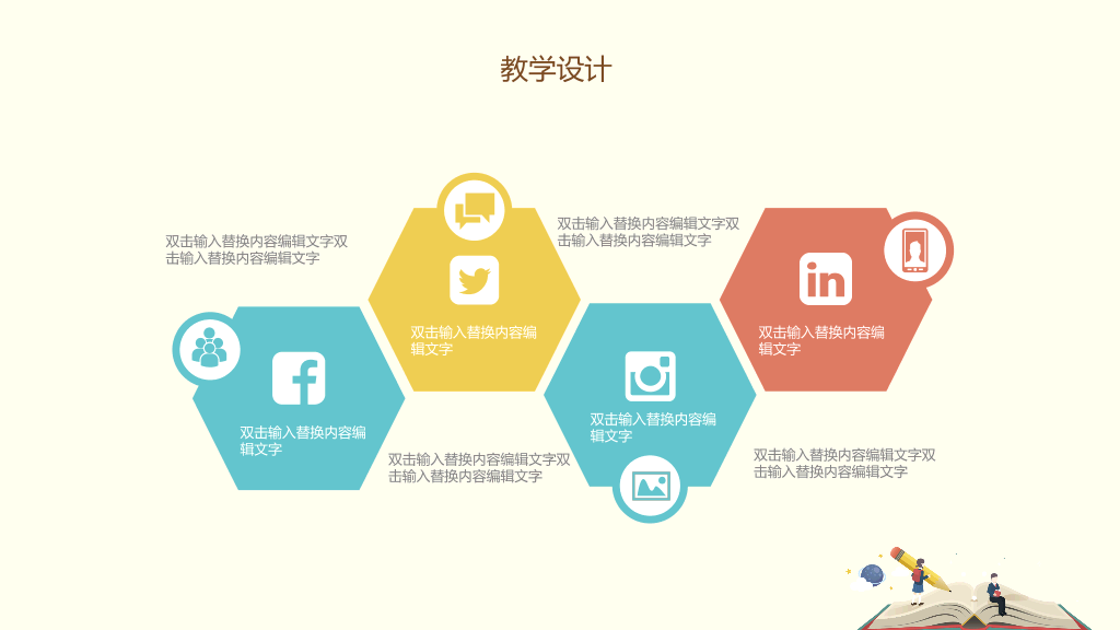 信息化教学工作汇报PPT模板