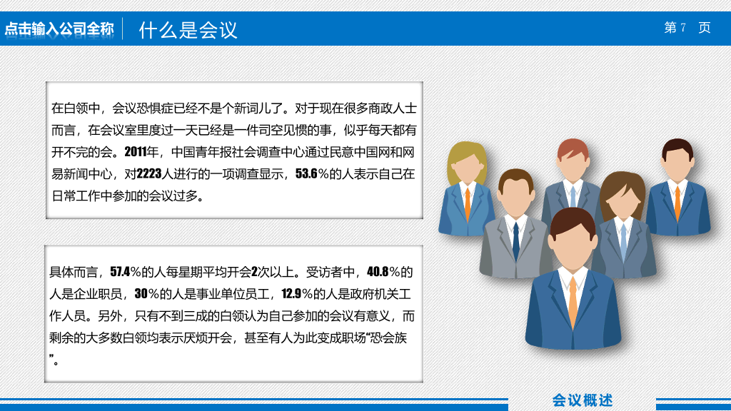 高效会议提高开会效率培训课件PPT模板