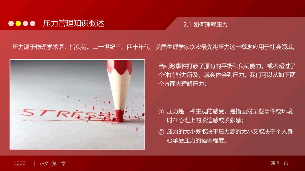 压力管理培训PPT课件下载