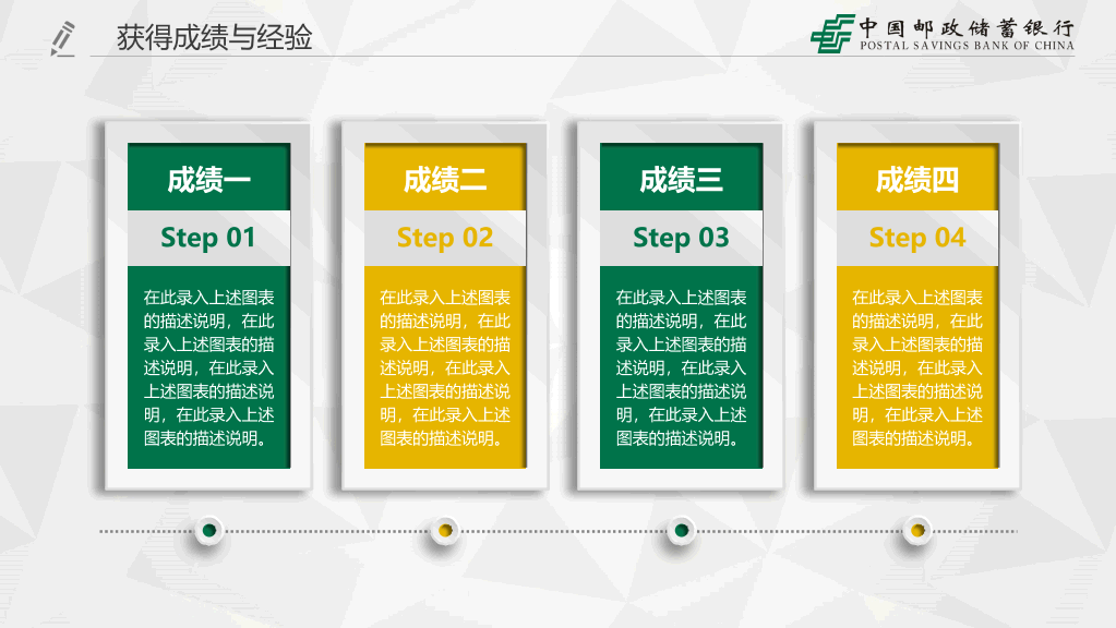 中国邮政储蓄银行专用PPT模板