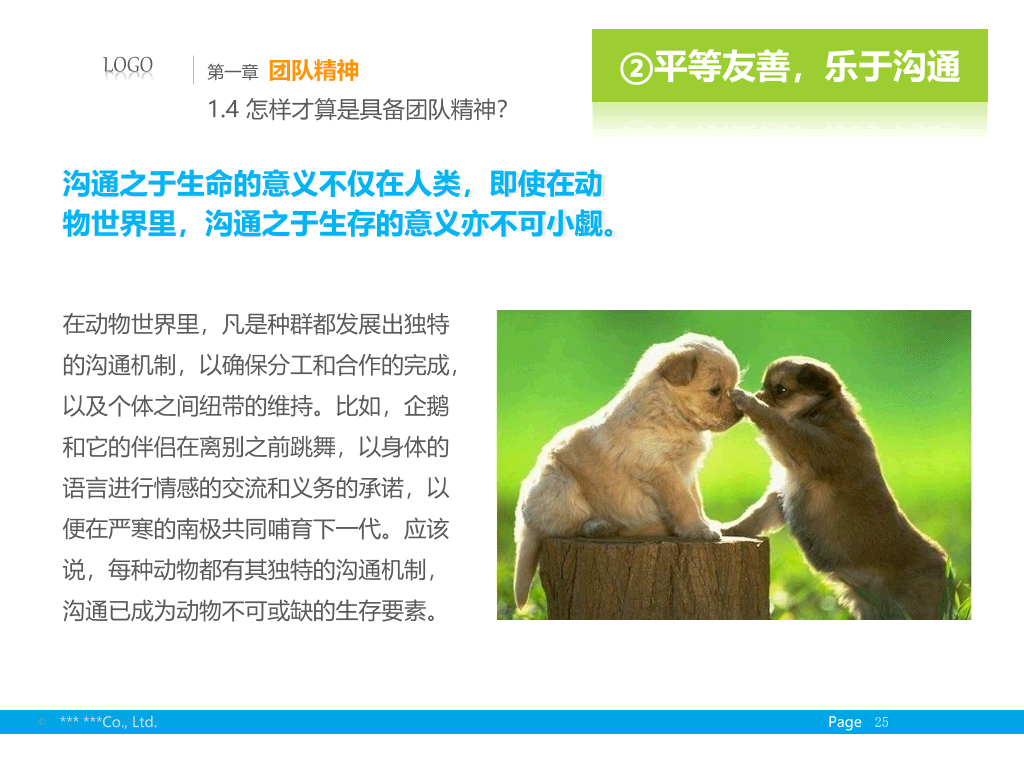 团队精神及忠诚度培训PPT模板