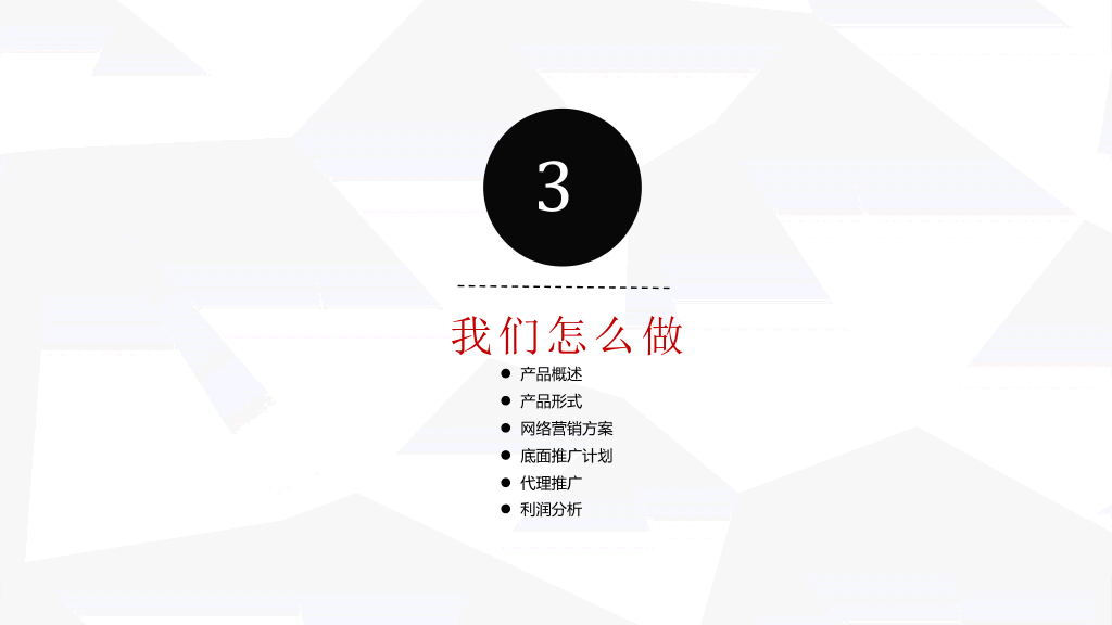 微立体商业融资计划书PPT模板