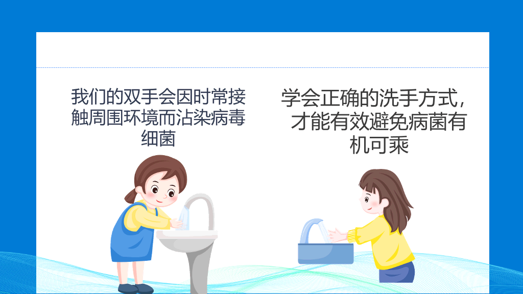 七步洗手法步骤PPT模板