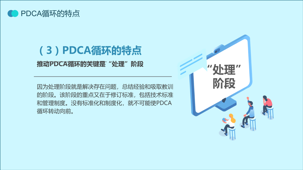 PDCA循环工作方法培训PPT模板