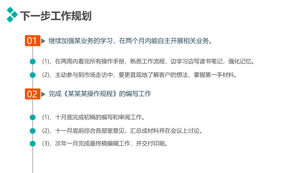 107#精美实用动态述职报告PPT模板