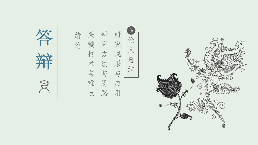 中国医科大学本科毕业论文答辩PPT
