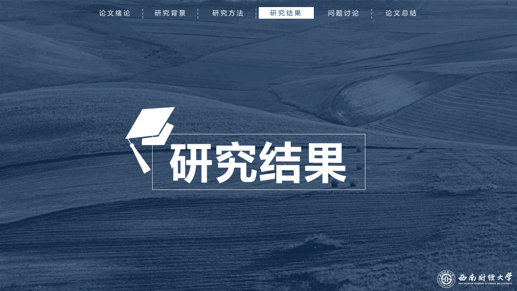 西南财经大学本科毕业论文答辩PPT