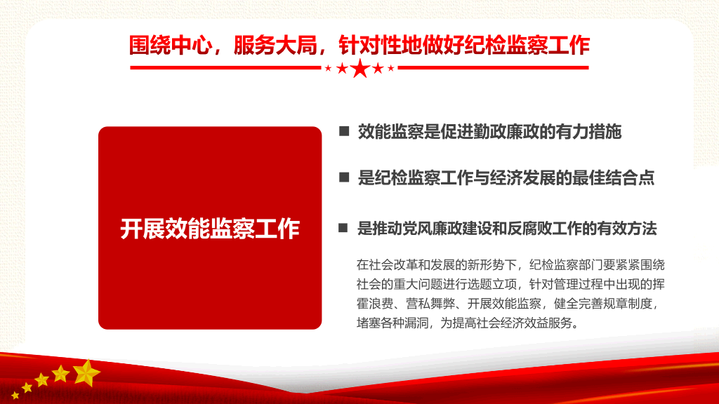 54#如何做好纪检监察工作PPT模板