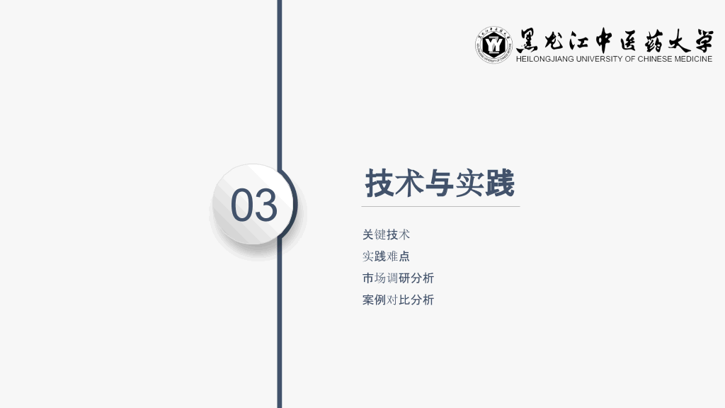 黑龙江中医药大学本科毕业论文答辩和论文选题PPT