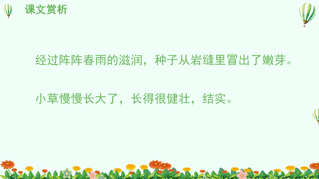 170#小草的生命PPT课件