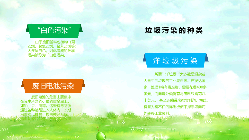 169#垃圾分类-爱护环境从我做起主题PPT