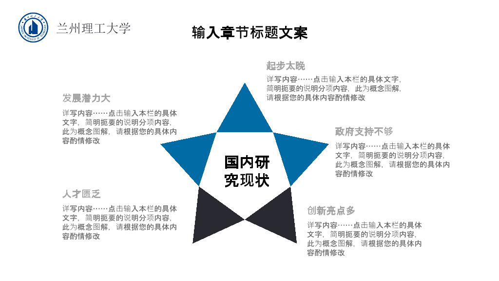 兰州理工大学本科毕业论文答辩PPT