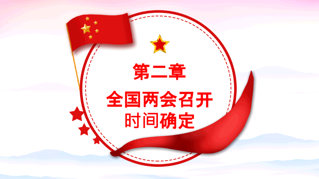 54#两会报告解读PPT模板