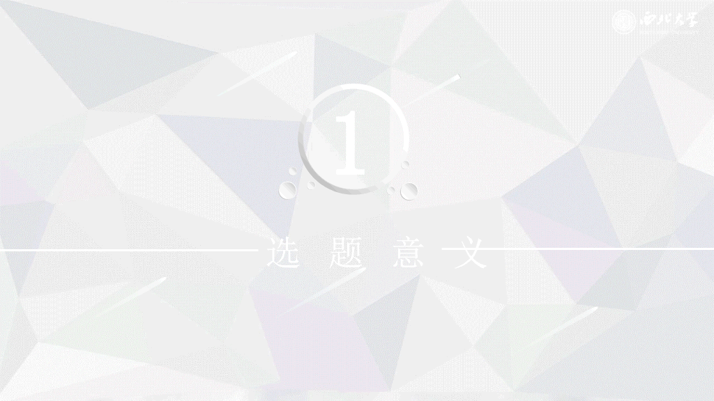 西北大学本科毕业论文答辩和论文选题PPT