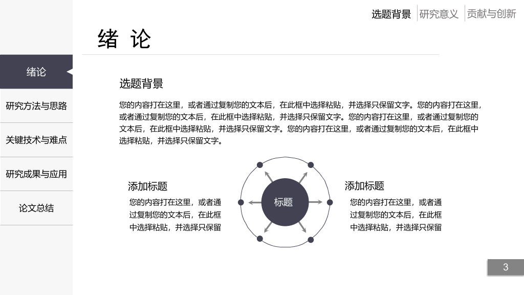 同济大学本科毕业论文答辩PPT