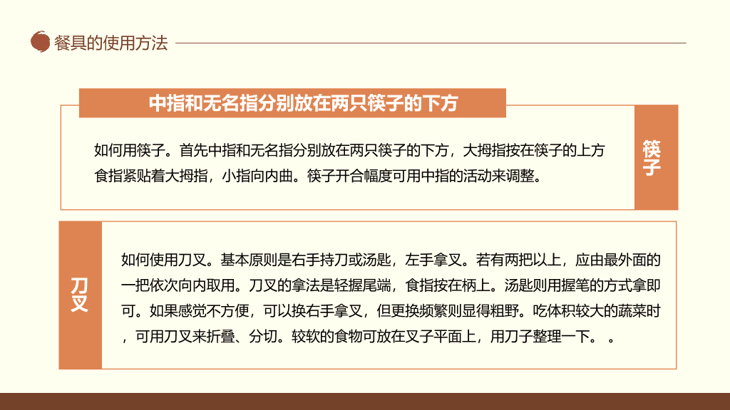 124#中西方餐桌礼仪培训PPT模板