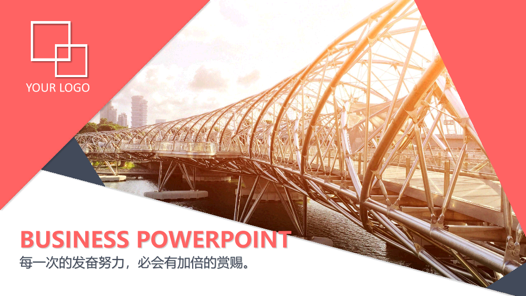 精美多图表欧美风PPT模板