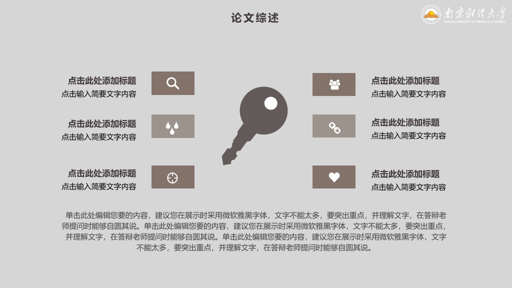 南京财经大学本科毕业论文答辩和论文选题PPT