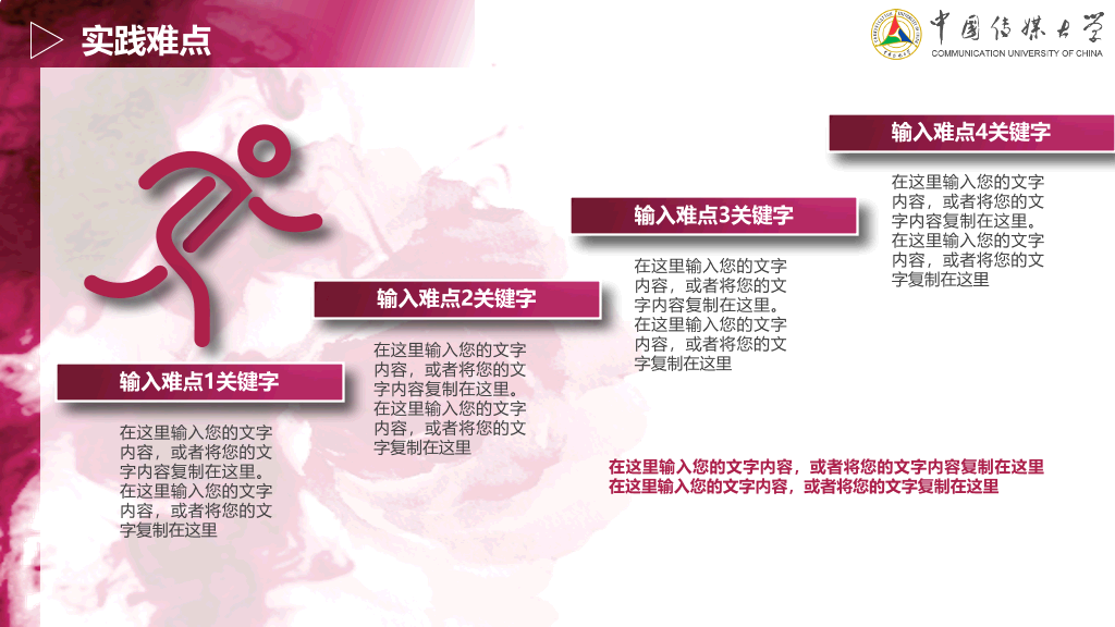 中国传媒大学本科毕业论文答辩PPT