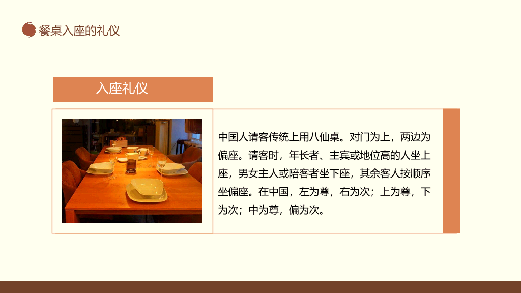 124#中西方餐桌礼仪培训PPT模板