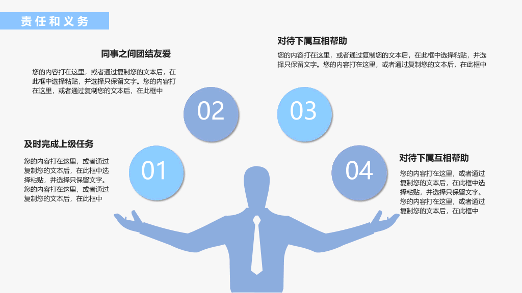 107#立体岗位竞聘述职报告PPT模板