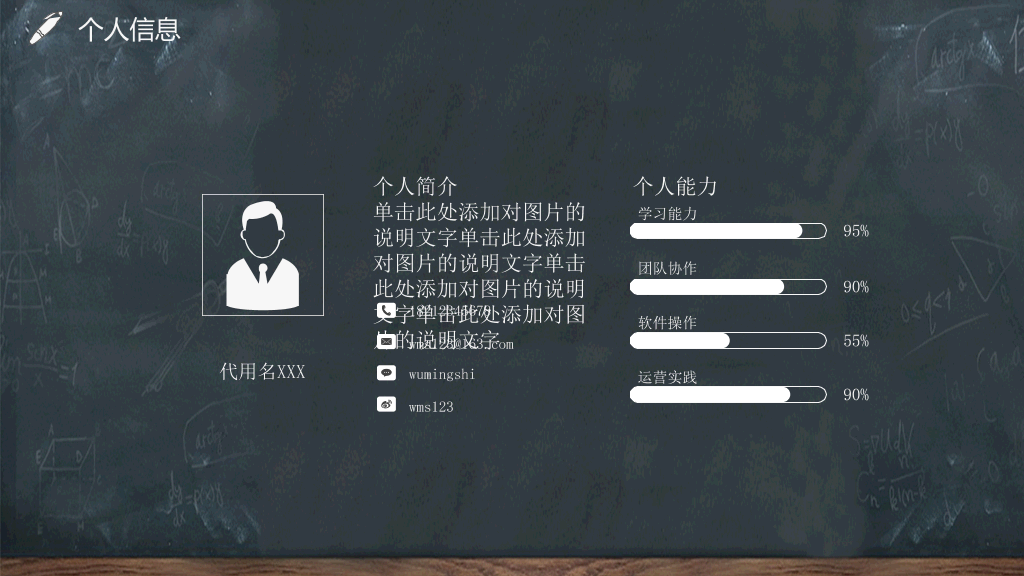 118#黑板风教育教学大学生职业生涯规划PPT