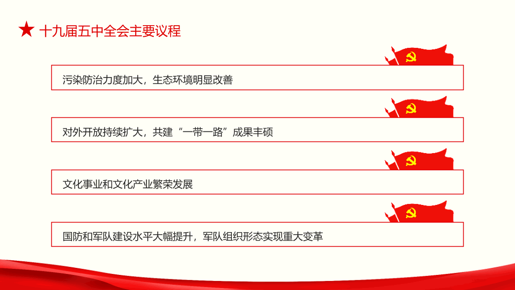 54#十九届五中全会解读PPT模板