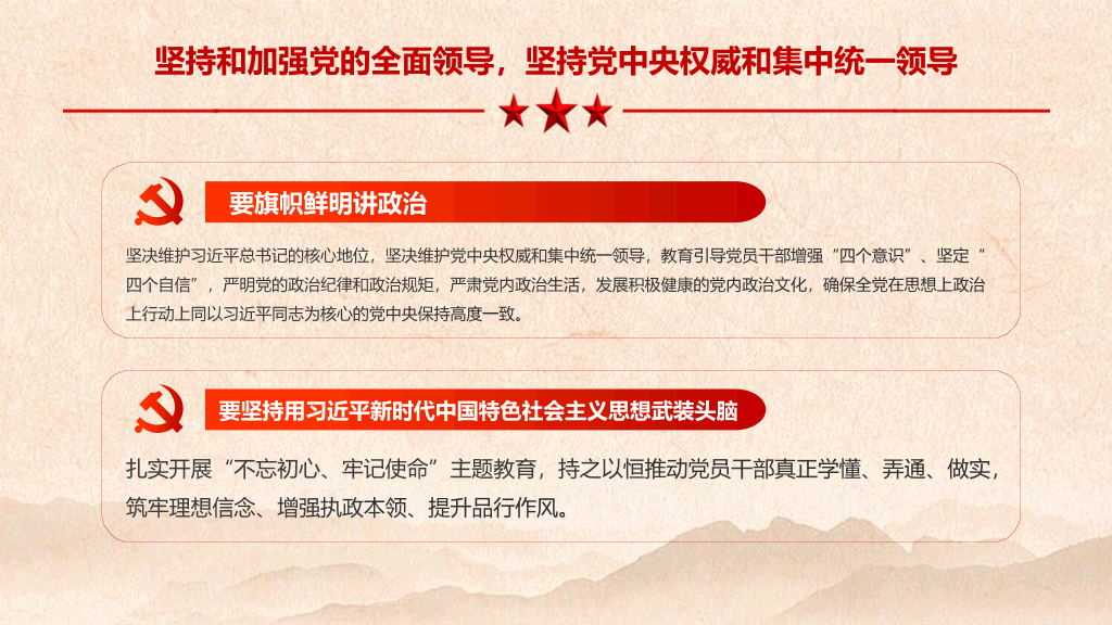 54#新时代党的组织路线PPT模板