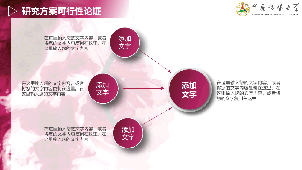 中国传媒大学本科毕业论文答辩PPT