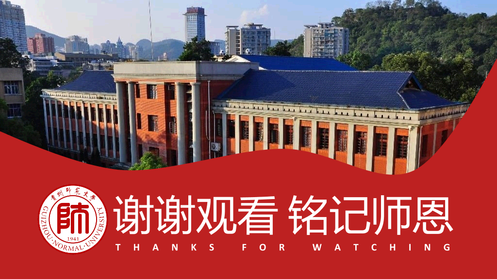 贵州师范大学本科毕业论文答辩PPT