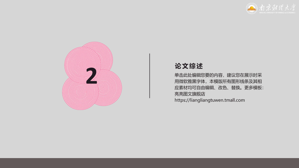 南京财经大学本科毕业论文答辩和论文选题PPT