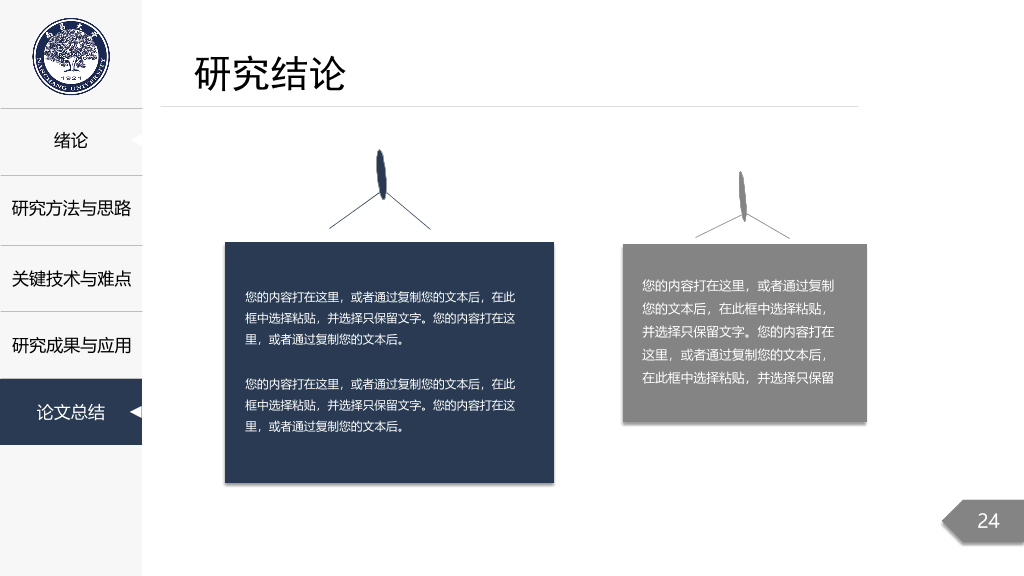 南昌大学本科毕业论文答辩和论文选题PPT
