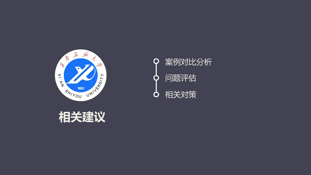 西安石油大学本科毕业论文答辩PPT