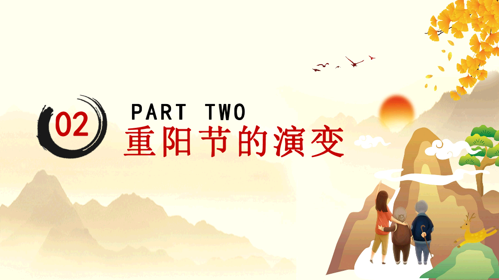 102#重阳节由来和习俗主题PPT