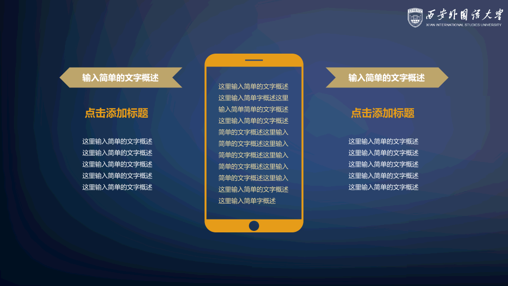 西安外国语大学本科毕业论文答辩和论文选题PPT
