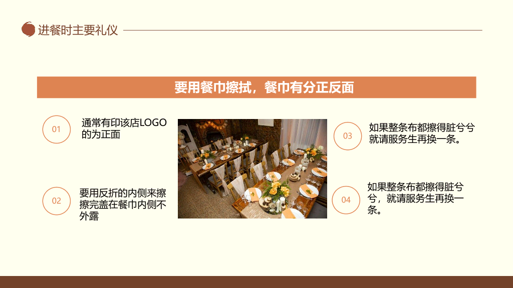 124#中西方餐桌礼仪培训PPT模板