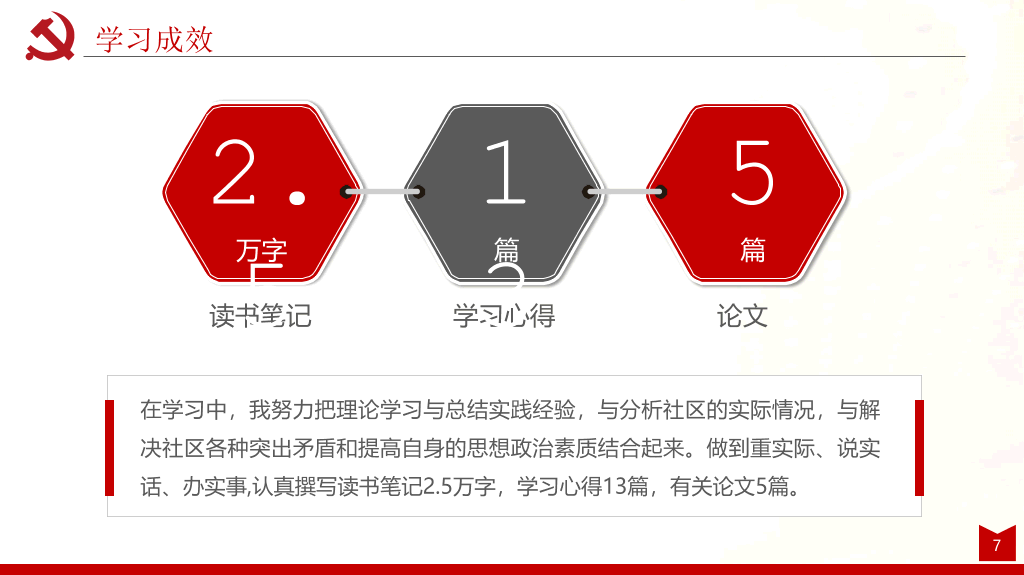 54#支部述职述廉述责报告PPT模板