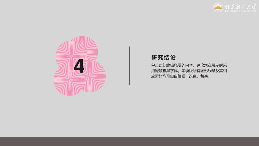 南京财经大学本科毕业论文答辩和论文选题PPT