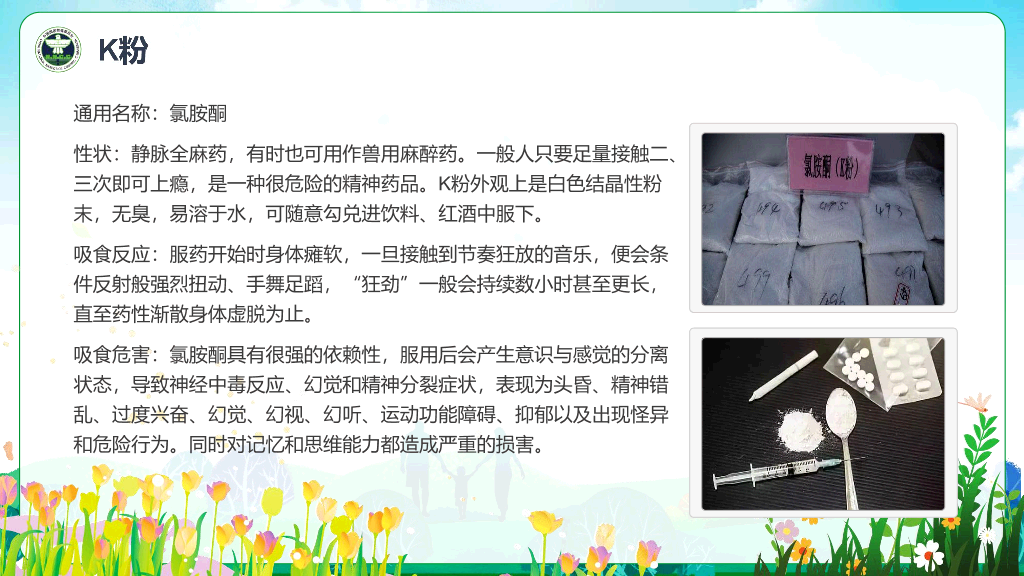珍爱生命远离毒品禁毒日宣传PPT模板