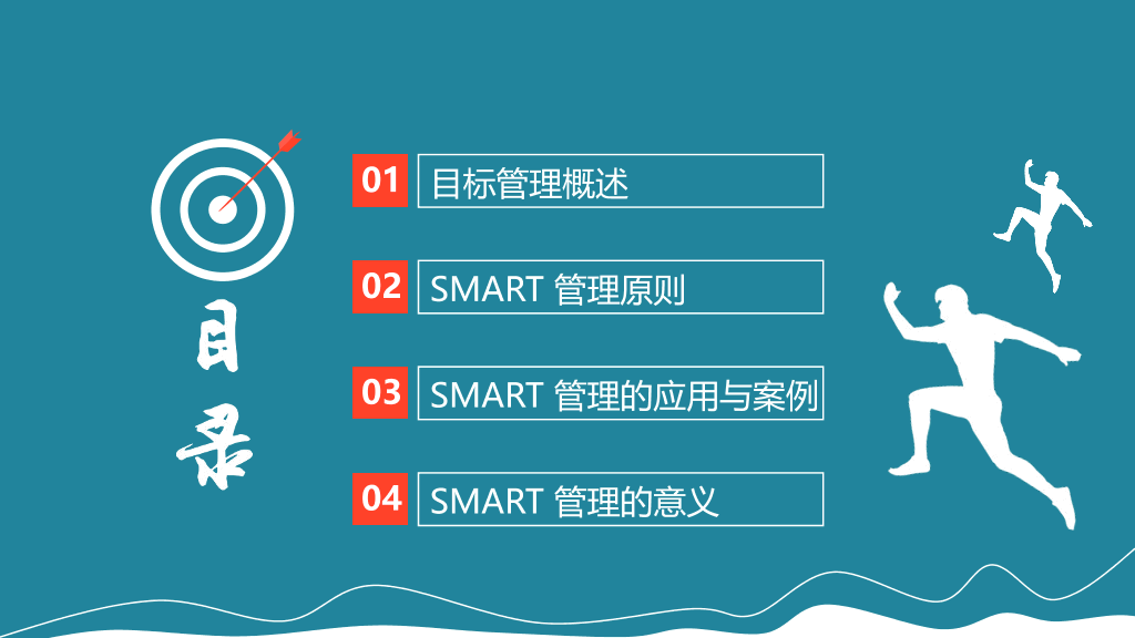 130#目标管理SMART原则PPT模板