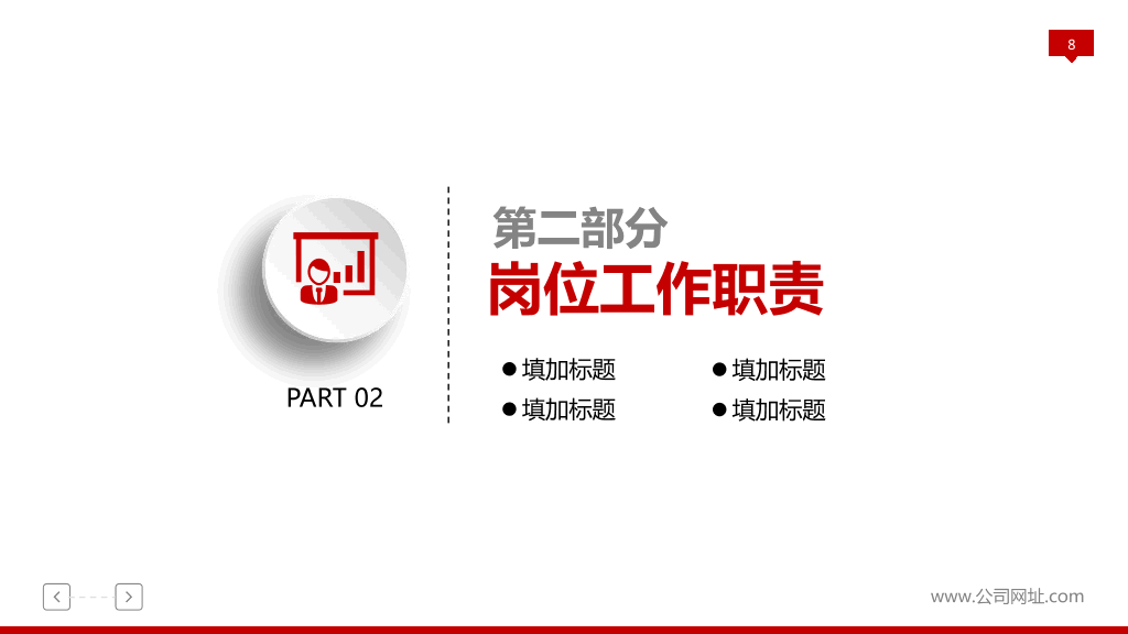 107#3D小人竞聘述职报告PPT模板
