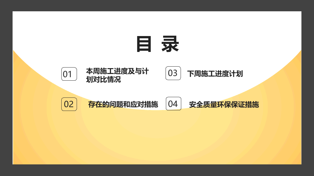 130#安全施工周例会PPT模板