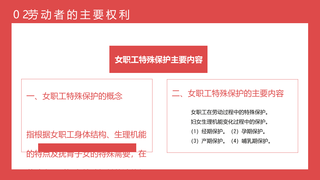 54#劳动法普法宣传PPT模板