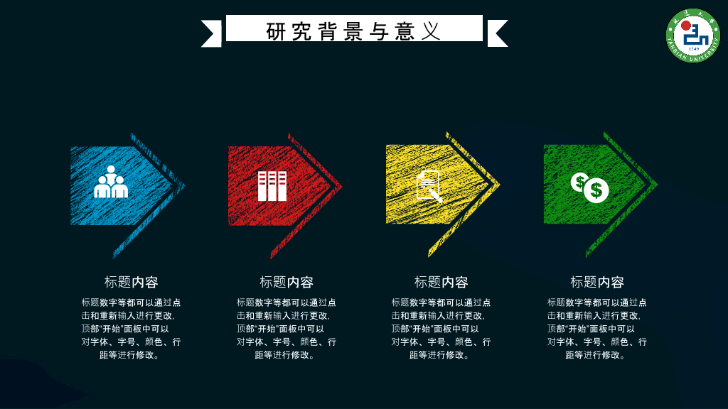 延边大学本科毕业论文答辩和论文选题PPT